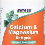 NOW Foods Calcium & Magnesium + Zinc + D3 Bone Health 240 Softgels