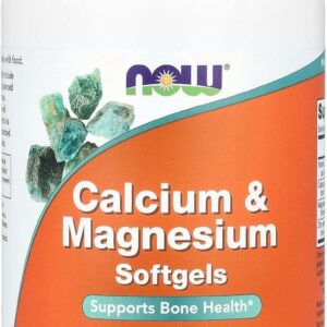 NOW Foods Calcium & Magnesium + Zinc + D3 Bone Health 240 Softgels