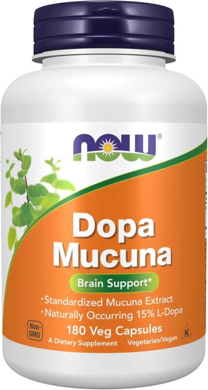 NOW Foods, Dopa Mucuna, 180 Veg Capsules