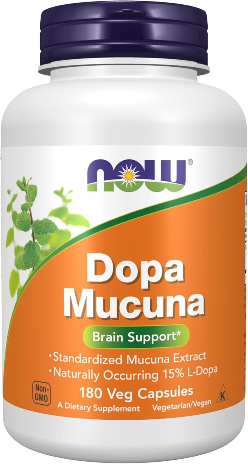 NOW Foods, Dopa Mucuna, 180 Veg Capsules