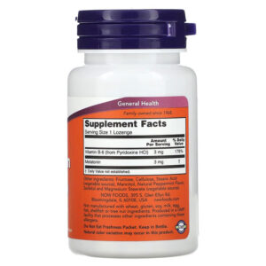 NOW Foods Melatonin 3 mg 90 Lozenges - Görsel 2