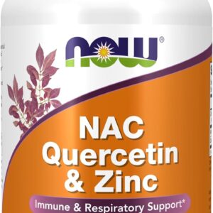 Now Foods NAC Quercetin and Zinc Immune and Respiratory Support 90 Veg Caps