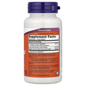 NOW Foods Pycnogenol Balanced Immune Response 60 Veg Capsules