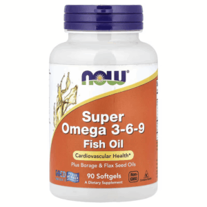 NOW Foods Super Omega 3-6-9 Fish Oil EPA DHA 90 Softgels