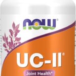 NOW Foods UC-II Collagen Hair, Skin & Nails Undenatured Bone, Joint & Cartilage 60 Veg Caps