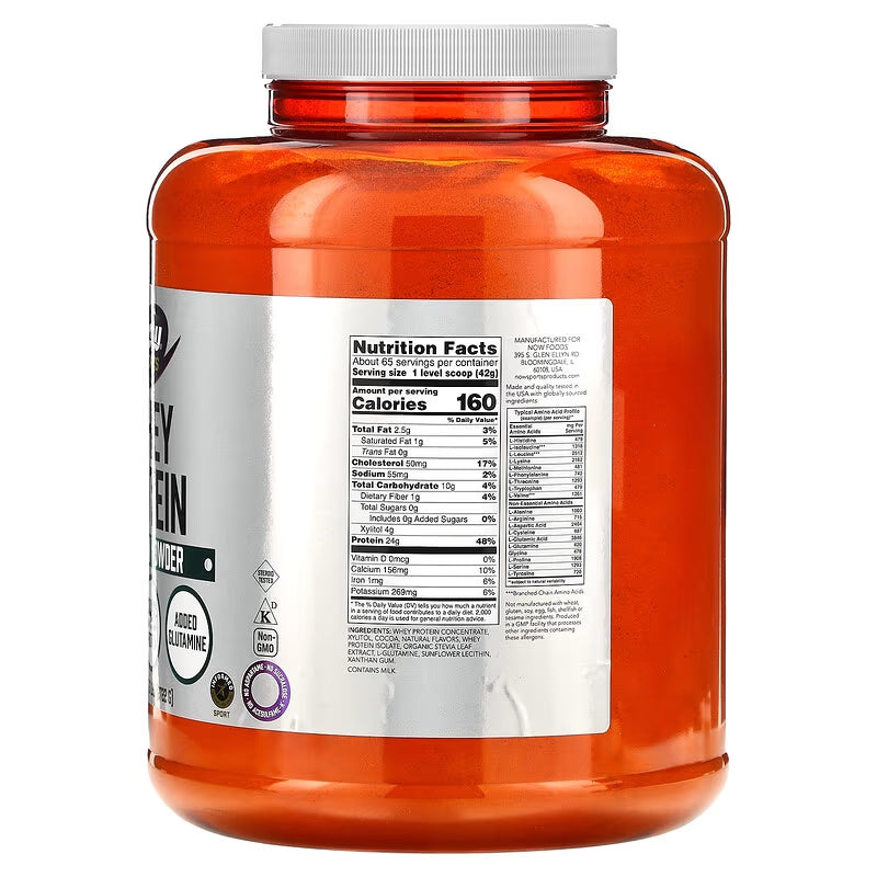 NOW Foods Whey Protein 2722 gr