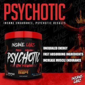 Insane Labz Hellboy Psychotic PreWorkout Nitric Oxide Boosts Focus Energy 35 Servis - Görsel 2