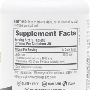 Natures Plus PRO Berberine 1500 mg – 60 Tablet
