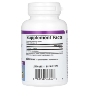 Natural Factors Stress-Relax Suntheanine L-Theanine Mental Calmness and Relaxation 60 Vegetarian Caps - Görsel 2