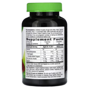Nature’s Way Zinc Mixed Berry Children’s Adults Minerals 120 Gummies