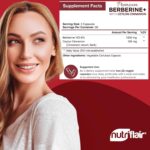 NutriFlair Premium Ceylon Cinnamon Berberine HCL Immune System Glucose 1200mg 120 Caps - Görsel 4