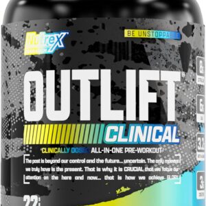 Nutrex Research Outlift Clinical Pump PreWorkout With Creatine EAA Amino Acid Complex 630 Gr