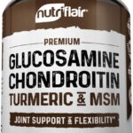 NutriFlair Glucosamine Chondroitin Turmeric MSM Boswellia - Joint Pain Relief 120 Caps