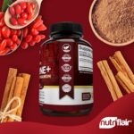 NutriFlair Premium Ceylon Cinnamon Berberine HCL Immune System Glucose 1200mg 120 Caps - Görsel 3