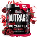Nutrex Outrage Ultra HIGH STIM PreWorkout Caffeine L-Citrulline Beta-Alanine Creatine Energy Focus
