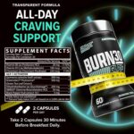 Nutrex BURN30 GLP-1 Carnitine Super Berberine Weight Management Appetite Control Gymnema sylvestre 60 Caps