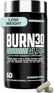 Nutrex BURN30 GLP-1 Carnitine Super Berberine Weight Management Appetite Control Gymnema sylvestre 60 Caps - Görsel 3
