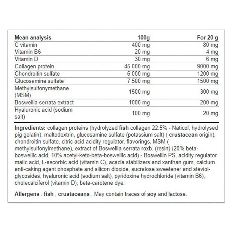 Nutrend Animal Flex - Glukozamin Gold Drınk, 400 Grams - Görsel 4