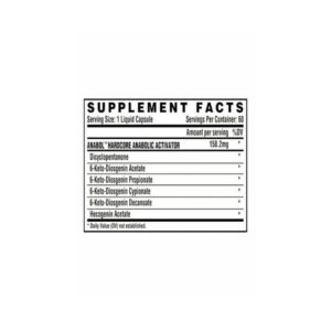 NutreX Anabol Hardcore 60 Caps - Görsel 2