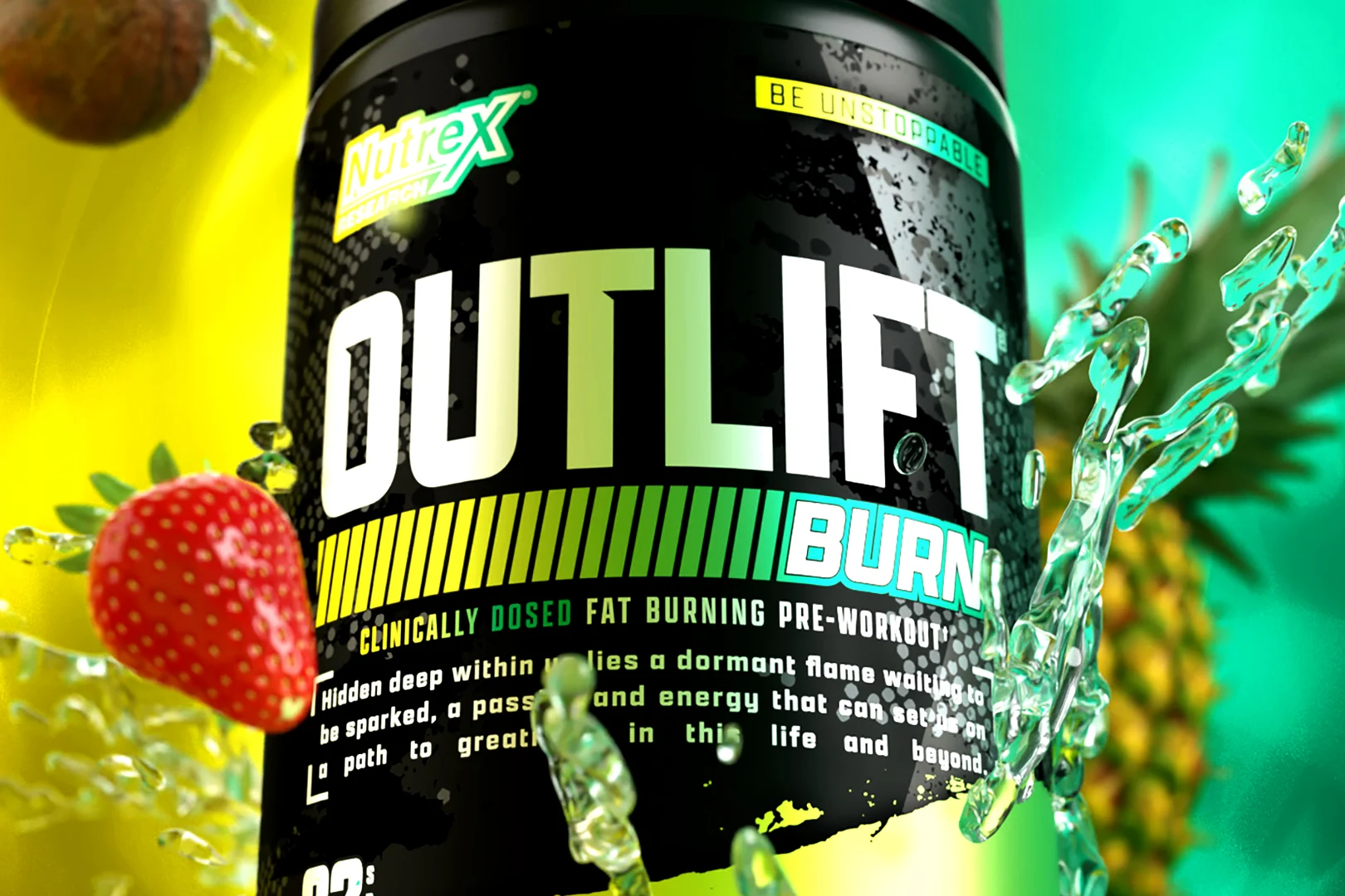 Nutrex Outlift Burn Clinically Dosed Fat Burning PreWorkout - Görsel 3