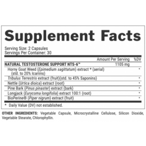Nutrex Research Vitrix Horny Goat 60 Capsules Male Tribulus & Performance Booster - Görsel 2