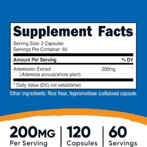 Nutricost Artemisinin 200 mg 120 Capsul