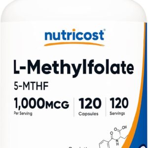 Nutricost Methylfolate Women's Health 1000mcg 120 Vegetarian Caps