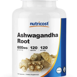 Nutricost Ashwagandha Root 600 MG 120 Capsules