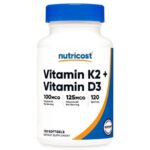 Nutricost Vitamin K2 + Vitamin D3 5000UI 120 Softgels