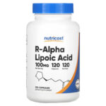 Nutricost R-Alpha Lipoic Acid Antioxidants 100 mg  120 Capsules