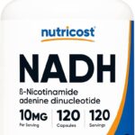 Nutricost NADH 10mg 120 Caps Nicotinamide Adenine Dinucleotide