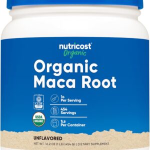 Nutricost Organic Maca Root Powder 454 Gram