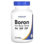 Nutricost 3 mg Boron 240 Capsules