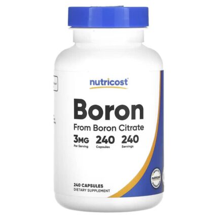 Nutricost 3 mg Boron 240 Capsules
