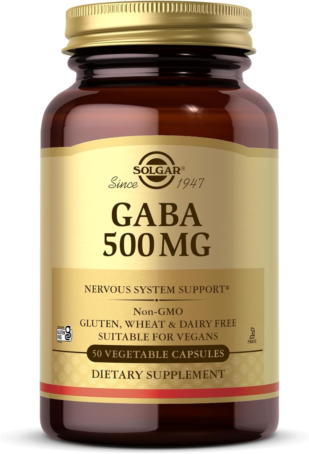 Solgar GABA 500 mg Relaxation & Nervous System 50 Vegetable Caps - Görsel 2