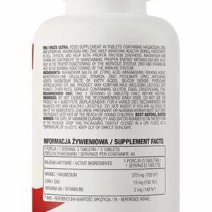 Ostrovit MgZB Ultra 120 Tablet Zma-Zinc-B6