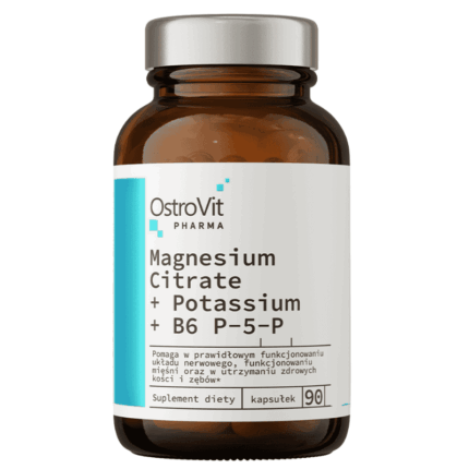 OstroVit Magnesium Citrate + Potassium + B6 P-5-P 90 Caps