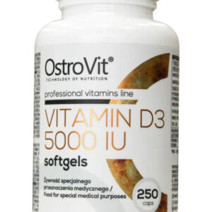 OstroVit Vitamin D3 5000IU - 250 Softgels