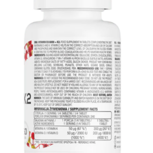 Ostrovit Vitamin D3 8000 IU + K2 – 60 Tablets