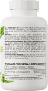 OstroVit Vitamin B6 12 mg P-5-P 60 capsules - Görsel 3