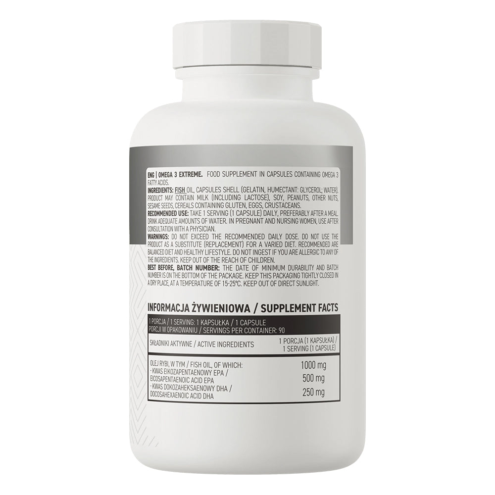 OstroVit Omega 3 Extreme 90 caps - Görsel 3