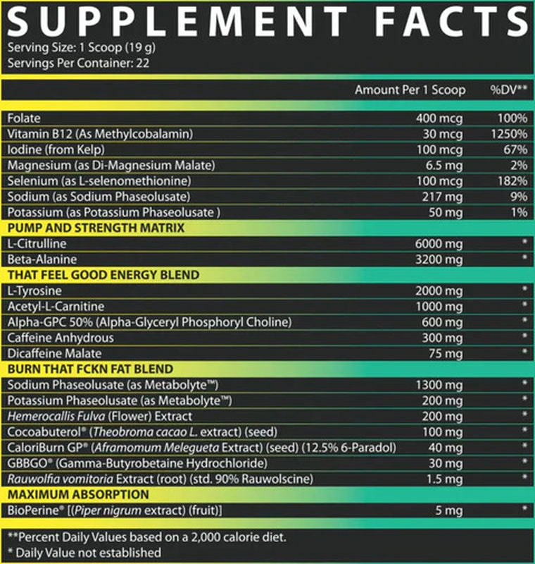 Nutrex Outlift Burn Clinically Dosed Fat Burning PreWorkout - Görsel 4