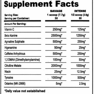 Patriot Supplements PATRIOT Preworkout 1.3 MK2866