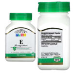 21st Century Vitamin E (antioksidan) 180 mg (400 IU) 110 Softgels