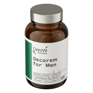 Ostrovit Decorem For Men Vitamin 60 caps (L-theanine+Zinc+L-tyrosine+vitamin C+D3+niacin+Kelp+B12)