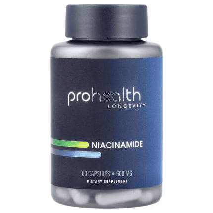 ProHealth Longevity Vitamin B Niacinamide 600 mg 60 Caps
