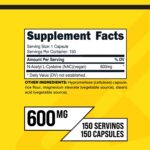 Primaforce NAC Vegan N-Acetyl L-Cysteine 600 mg 150 Caps - Görsel 2