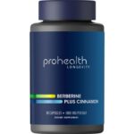 ProHealth Longevity Berberine Plus Cinnamon Glucose Support 1800 Mg 90 Kapsül