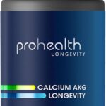 ProHealt Calcium AKG Alpha Ketoglutarate Healthy Aging Bone, Joint & Cartilage 1000 mg 60 Caps