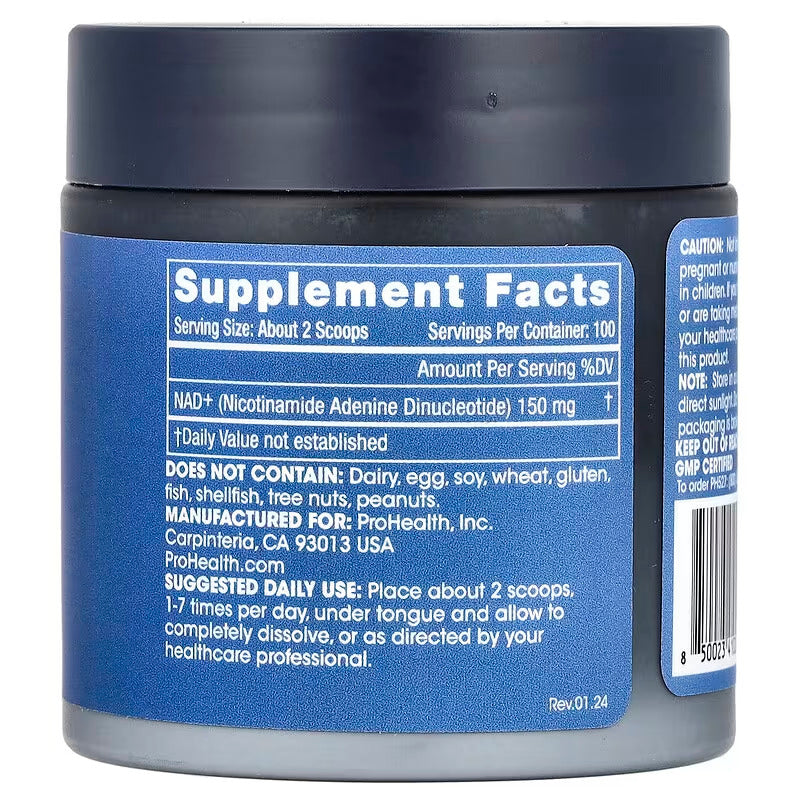 ProHealth Longevity NAD+ Pro Brain & Cognitive 150 mg 15 g - Görsel 2